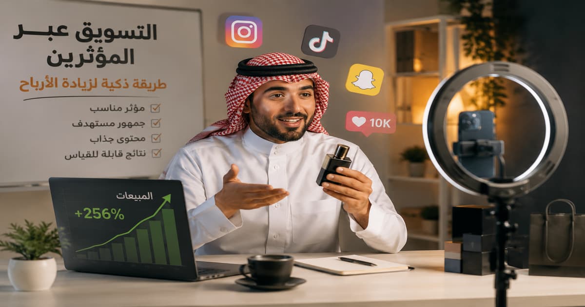 التسويق عبر المؤثرين في الخليج وزيادة الأرباح